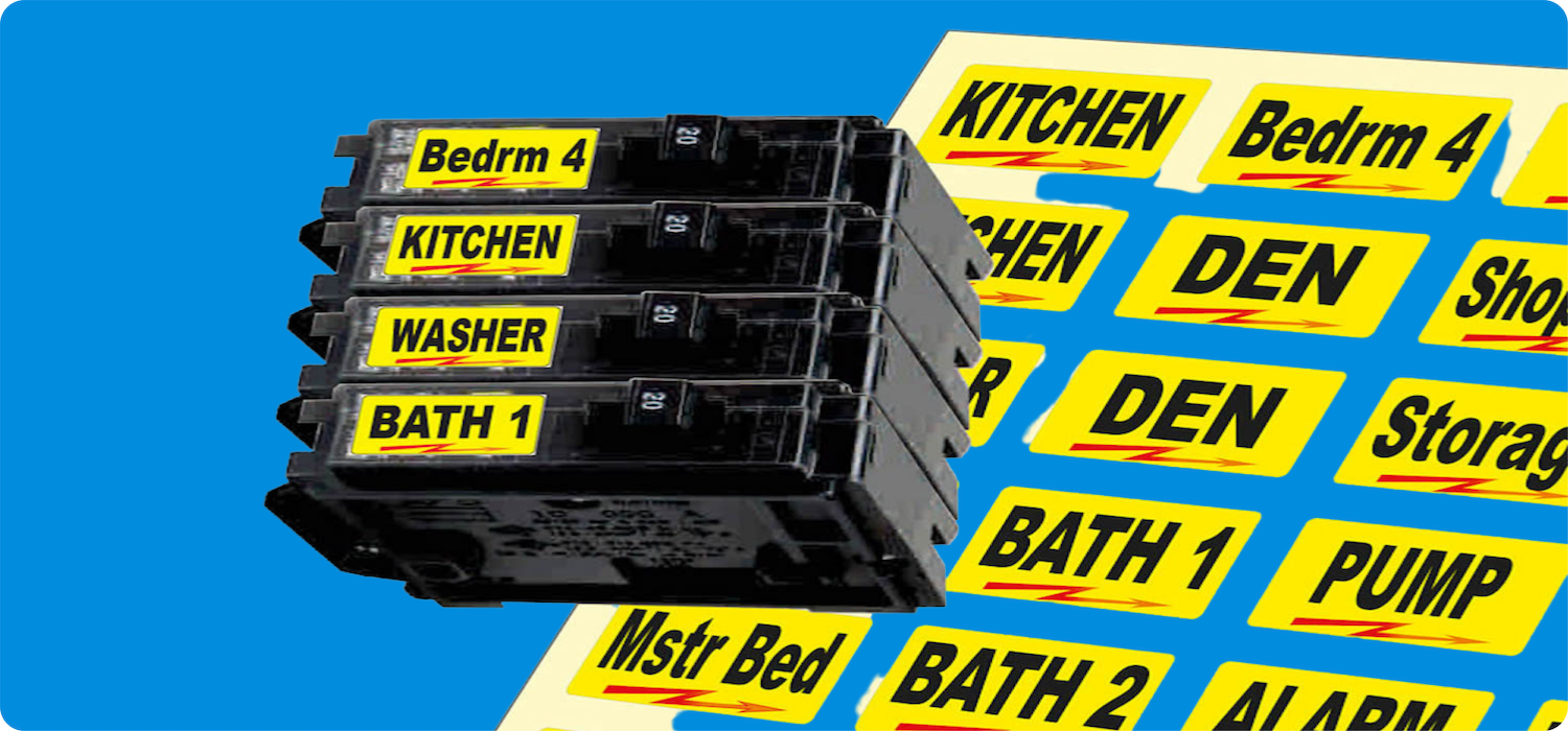 electrical panel labels