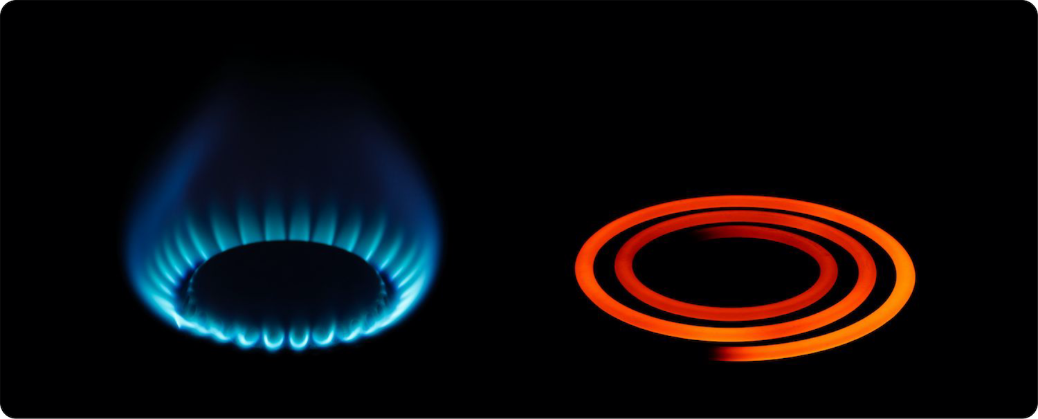 gas vs electric stove top